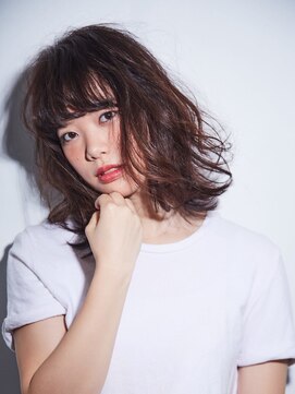 ブレンアネックスバイドット(BLEN ANNEX by.dot) 前髪切りっぱなしボブエアリーロング美髪ピンクブラウン[町田駅]