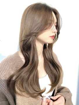 アフロートリノ(AFLOAT Leino) 2wayバング 韓国前髪 シースルー ミディアム くびれ レイヤー#