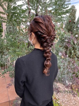 オーブ フォー ヘアー(AUBE for hair) 編みおろし