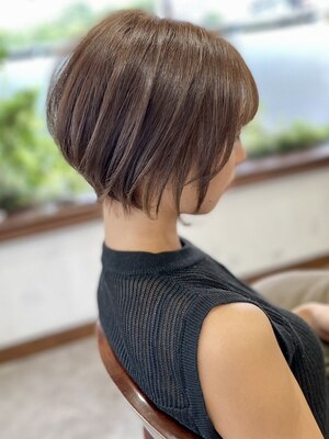 乾かすだけで決まるショートヘアで朝のお洒落を時短に可愛く☆今流行のショートスタイルが得意なサロン！