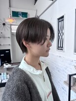 if&nbsp;センターパートハンサムショート