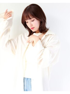 ヘアサロン ガリカ 表参道(hair salon Gallica) 【柴田優香】結んでもかわいい◎顔まわりレイヤーミディアム