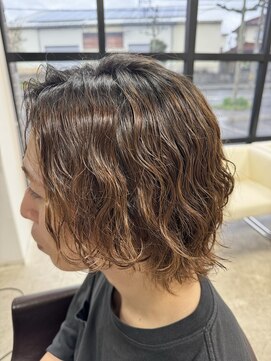 オルガ(oruga) 波巻きウルフ 福井県越前市美容室