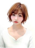 ボブウルフ外国人風カラー韓国ツヤカラー透明感20代30代40代銀座