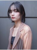大人可愛い/ボブ/前下がり/レイヤー/守口美容室/暗髪/黒髪