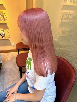 ルシュカイチマルニ(Rasca102) Rasca◇ピンクベージュ　モテカラー　ブリーチオンカラー