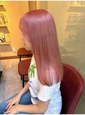 Rasca◇ピンクベージュ モテカラー ブリーチオンカラー