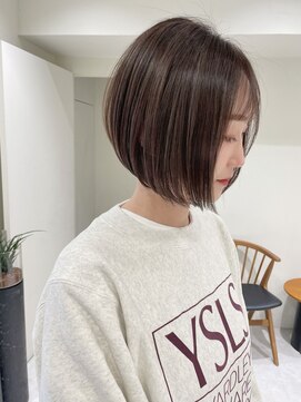 リル バイ ジルブラン(Lil by JIL BLAN) メルティーカラー似合わせカットウェーブミディアムショートヘア