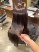 リー ヴィータ 上新庄(Lee Vita)&nbsp;髪の広がり気になる方おすすめ髪質改善ピンクブラウン