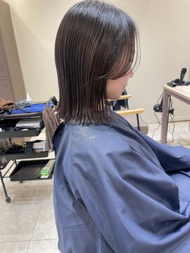 ルーチェヘアー 【森勇樹指名限定】韓国風ボブ/おくれ毛