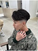 フェザーバックフェザーパーマフェザーショートスキンフェード