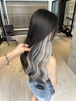 ロンドルピナス 小倉(Lond Lupinus)&nbsp;ブルーブラック/ワイドバング/美髪のススメ/外ハネボブ/髪質改善