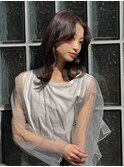 ☆顔周りレイヤースタイル×透明感カラー/20代/30代/40代