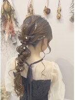 ランド(LAND) ニュアンス編みおろしヘア 特集