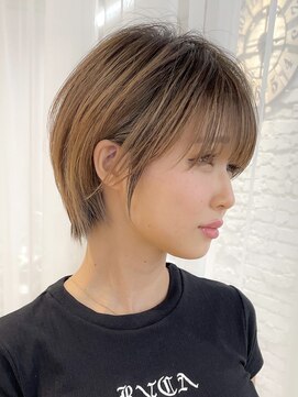 エルヘアメゾン(el. hair maison) 夏のショート髪質改善ボブショートボブハイトーン