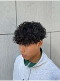 波巻きパーマ/メンズパーマ/マッシュパーマ/フェード