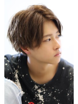 レム 仙台店(L.E.M) 《L.E.M 仙台店》センターパート×無造作シャドーパーマ/及川翔