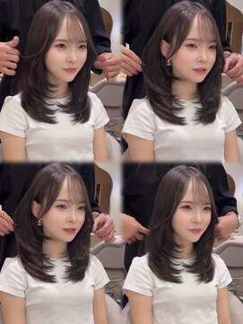 ルシードスタイル プルス(PLUS) 透明感カラー/ワンホンヘア/韓国ヘア/顔まわり/大阪/梅田