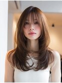 ハッシュカットバタフライカット顔回りカットカーテンバング