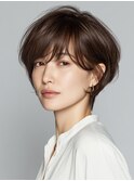 クラゲヘアー/小顔/ココアベージュ/オリーブグレー/川西