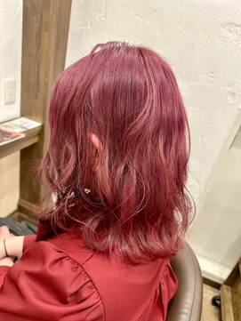 アミリー ひたち野うしく店(Amily) ハイライトバレイヤージュダブルカラーケアブリーチ20代30代