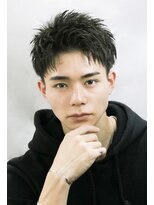 雅(MIYABI)&nbsp;ショートアップバング【溝の口/メンズカット/メンズパーマ】