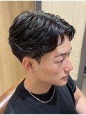 ショートフェザーパーマ