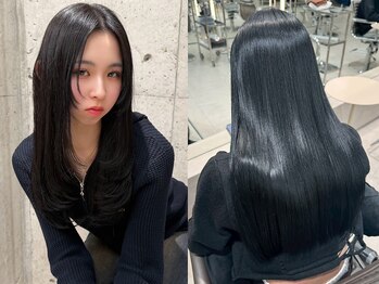 ミース(MIES)の写真/雨の日でも気分は晴れやか。１日中美しいストレート・美しいシルエットでモテ×愛される女性の髪質へ。