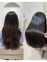 シンシア 銀座(sinsia) 【20代】繊細なブリーチ履歴毛を艶のある質感に改善