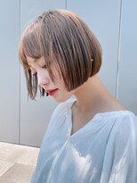 シンス 銀座(since) 小顔前髪似合わせカット/ミニボブ/切りっぱなしボブ【銀座駅】