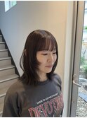 顔まわりレイヤーボブ