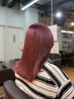 hyon myon/RISEbyREVO 綾瀬店【ヒョンミョン】&nbsp;ハッシュカット/デザインカラー/グレージュ[綾瀬駅/韓国ヘア]