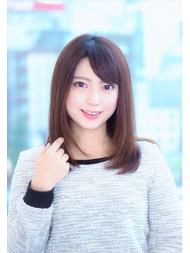 ストラッセ 八事店(STRASSE) ツヤサラは万人ウケ☆清楚系ミディアムレイヤー☆