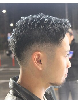 ヒロギンザ 浜松町店(HIRO GINZA) ツーブロックビジネスショートレイヤーかき上げコンマヘア