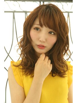 ヘアアンドメイク 心座(hair&make) ロングクールフェミニン〇