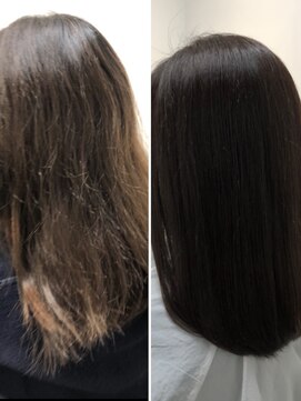 エスカーラ 表参道(THE ESCALA) 特に保湿に拘った縮毛矯正＆髪質改善トリートメント実例【相田】