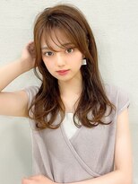 アフロート エル 錦糸町(AFLOAT L) 耳かけロングは毛先無造作ウェーブが◎錦糸町 ゆるふわ