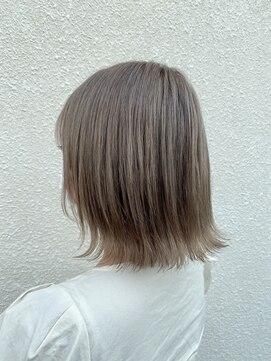 ボアップ 新居浜店(boappu) #ミルクティー #ベージュ #カラー #ケアブリーチ #新居浜