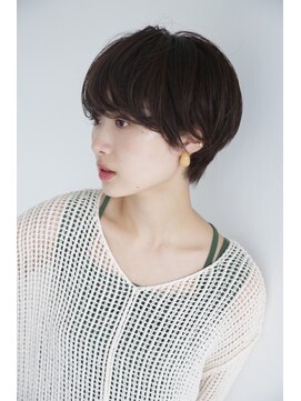 エヌ トーキョー(enu TOKYO) フレンチマッシュショート　くすみブルーアッシュ