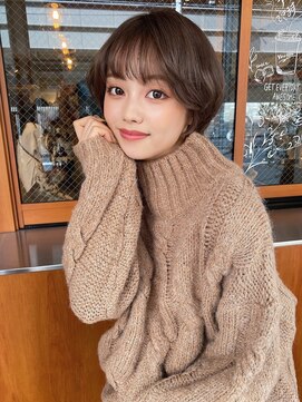 ルービック 京橋(Rubik's) 大人可愛いグレージュマッシュショート