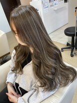 ヘアメイク アリープ(HAIR MAKE ALEAP) 細めハイライト[リラクシー/ミルクチョコレート/ワンホンへア]