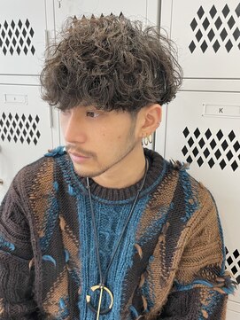 フィフス 原宿(fifth) スパイラルパーマニュアンスマッシュ刈り上げショートレイヤー