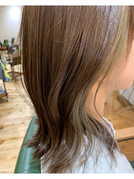 美容室 アイディー i-dee インナーカラー