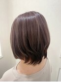 【岡町/ハイライトカラー】ベージュハイライト