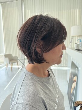 ユウヘアー 師勝店(U Hair) 【U Hair】やわらかショート/ニュアンスパーマ/大人ゆるふわ