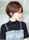 流しバング/大人くびれショート