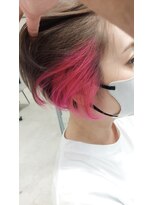 アース 菊名店(HAIR&MAKE EARTH)&nbsp;ピンクインナーカラー