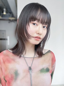 アイティーバイアルバム 藤沢店(IT by ALBUM) グレージュカラーグレーベージュレイヤーロング_F0075