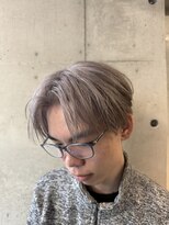 リベルテ グリット(Liberte Grit)&nbsp;ブリーチホワイトグレージュ10代ナチュラルセンターパート眉毛