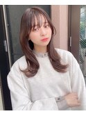 大人ガーリーな韓国風チョコレートカラーでツヤ髪